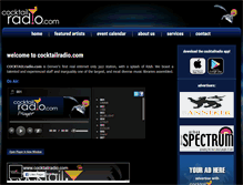 Tablet Screenshot of cocktailradio.com